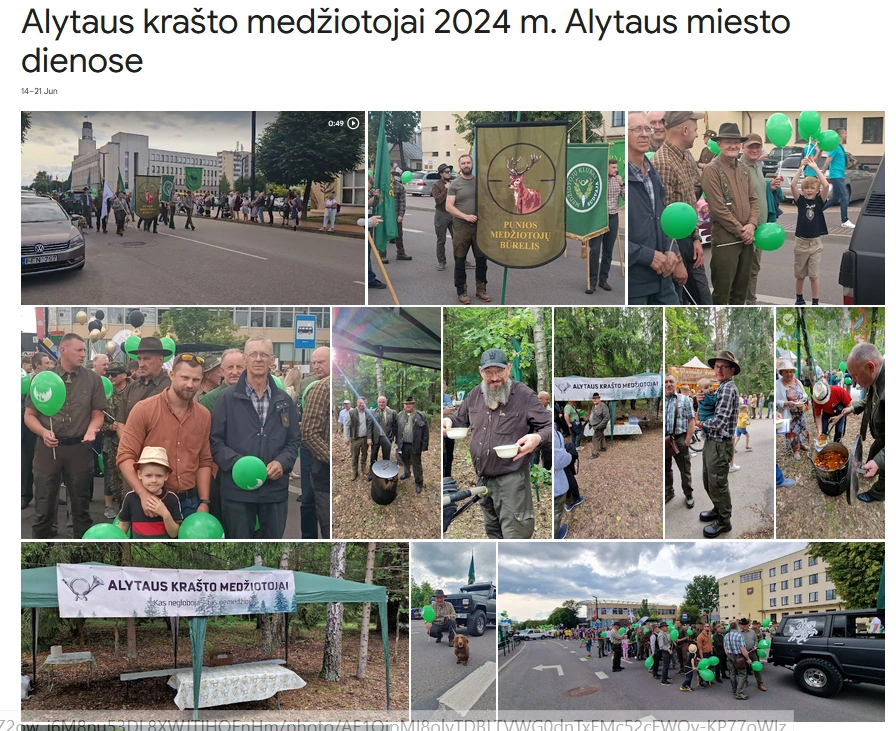 medziotojai Alytaus miesto dienose